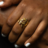 Palestine Olive Leaf Ring